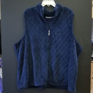 Super soft zip up vest